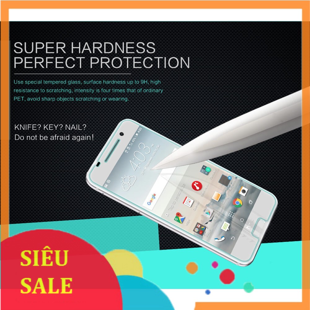 Tấm dán kính cường lực HTC One A9 hiệu Glass Pro - Không full màn hình