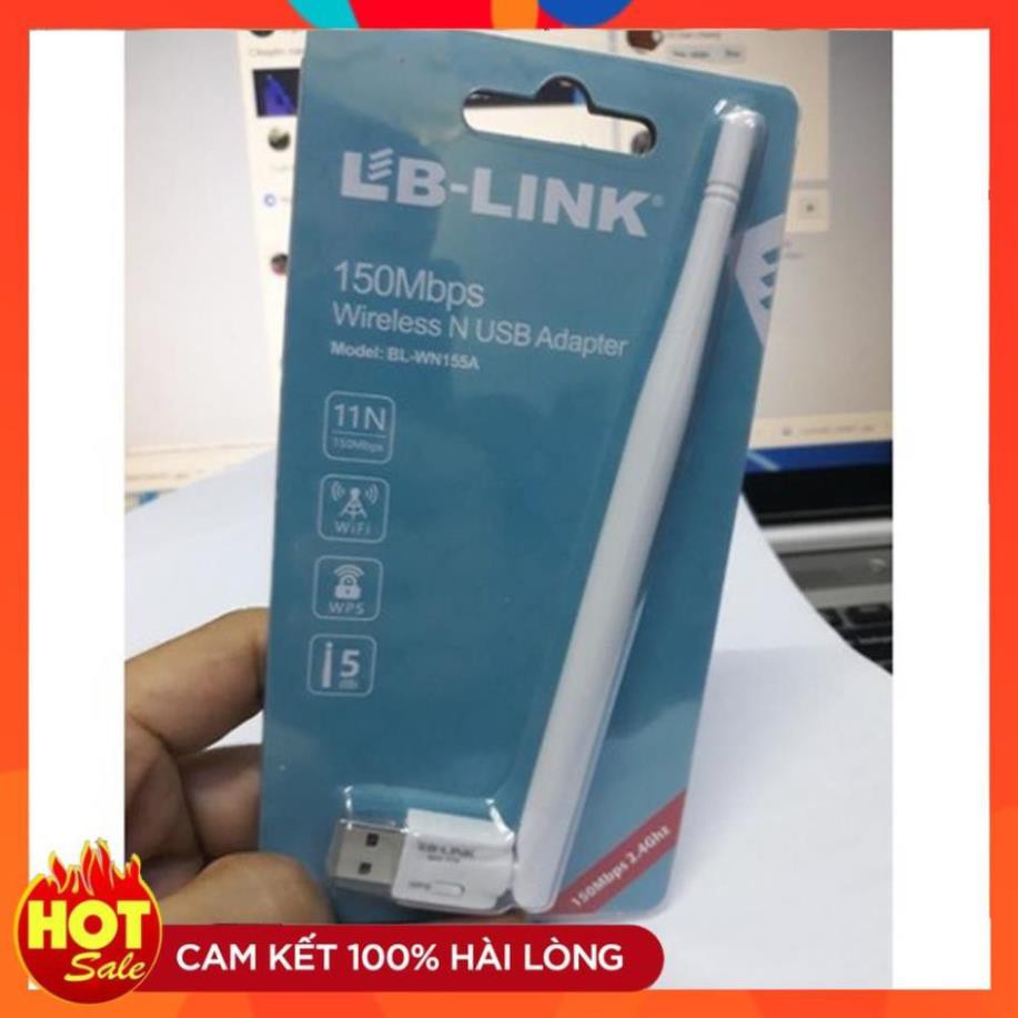 [Chính Hãng] USB Thu Wifi cho PC - Laptop LB-Link BL- WN155A-Chính Hãng đổi mới trong suốt BH 24T