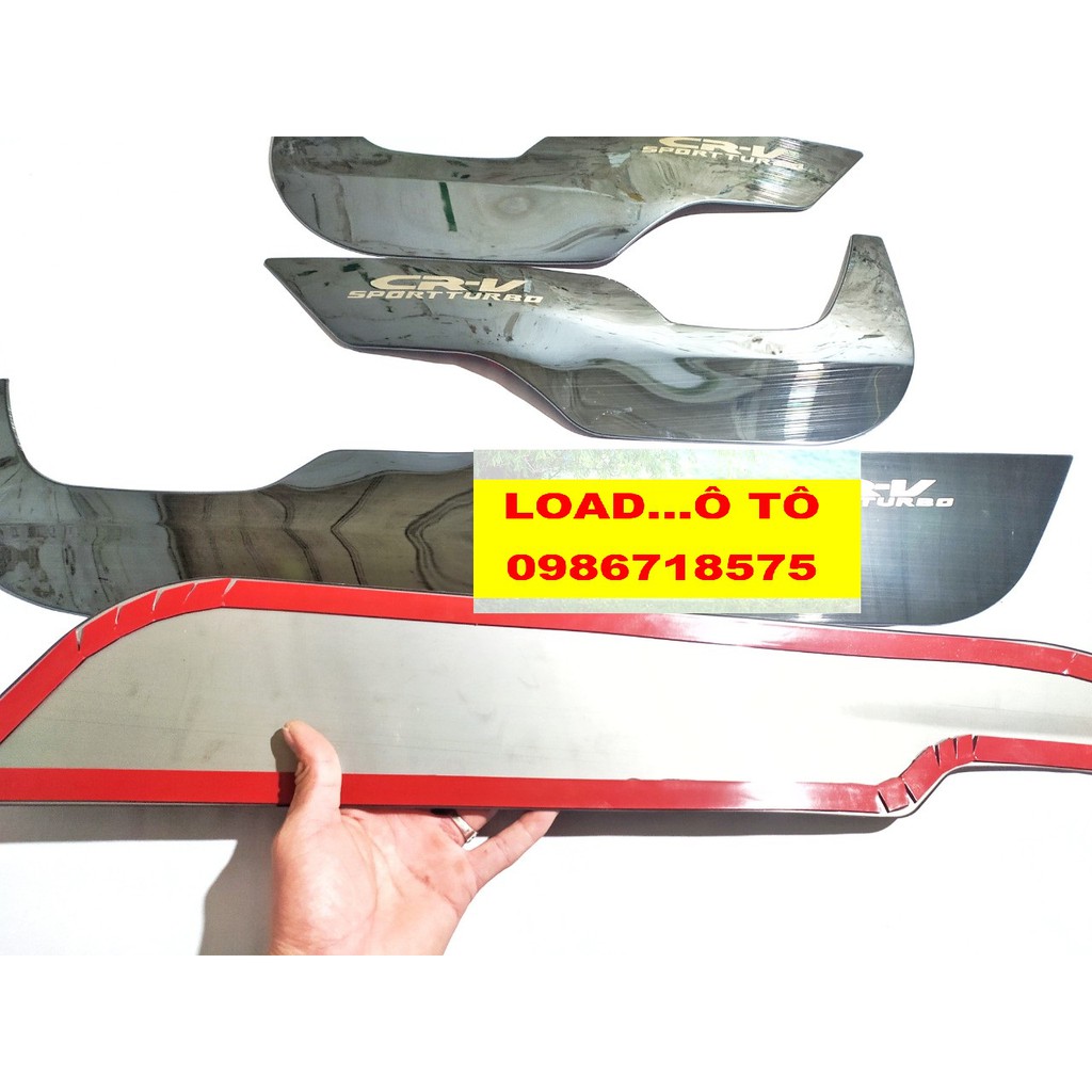 Bộ Ốp Tapli Cánh Cửa Và Ốp Màng Loa Honda CRV 2022-2018 Mẫu Titan Cao Cấp