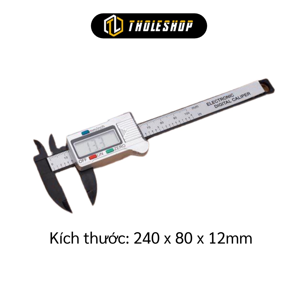 Thước Điện Tử - Thước Kẹp Kỹ Thuật Số Vernier Caliper Đo Đường Kính Sợi Nhựa 6232