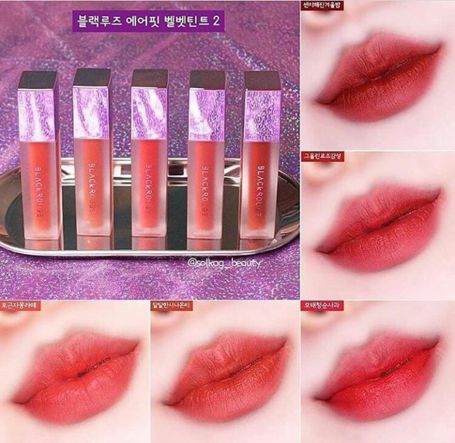 SON KEM LÌ BLACK ROUGE AIR FIT VELVET TINT