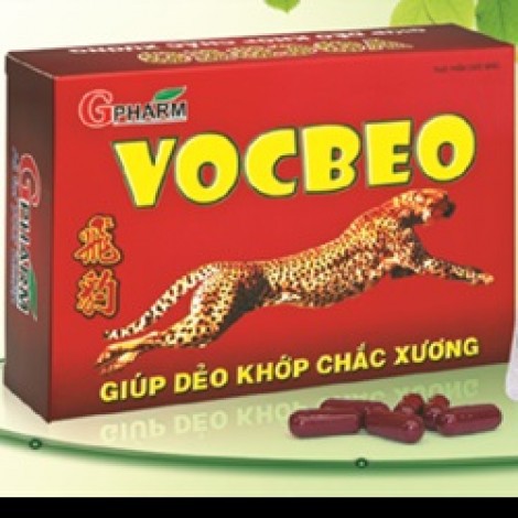 Vocbeo - Hỗ trợ bổ gân xương, giúp xương chắc khỏe (Hộp 60 viên)