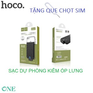 Sạc Dự phòng Kiêm ốp lưng cao cấp cho iphone 6/7/8 tặng que chọt sim
