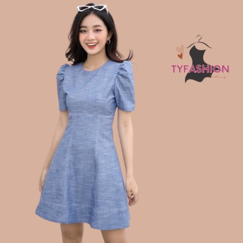 Đầm dáng A xòe tay phồng Layla Dress Petystore D001 | BigBuy360 - bigbuy360.vn