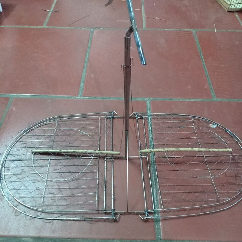 Mẹt bẫy choè than - choè lửa , mào, khướu bằng inox siêu nhạy gấp gọn tiện lợi