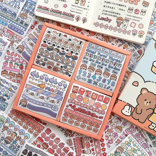 Sticker cute hoạt hình dễ thương, Miếng dán trang trí họa tiết -TE21