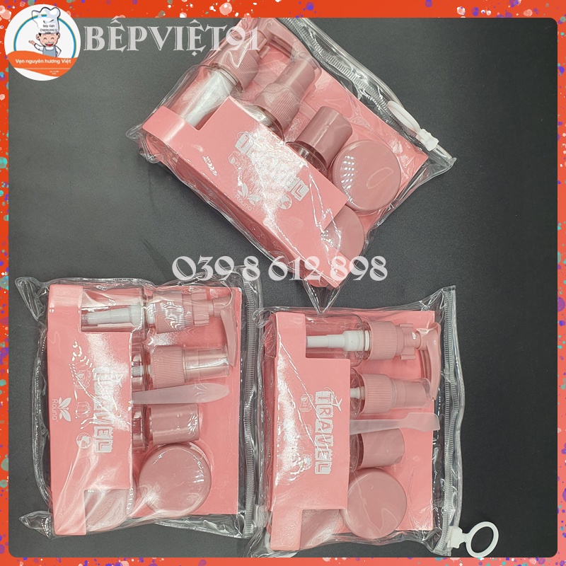 Set Chiết Mỹ Phẩm 5 Món Tiện Dụng  Khi Đi Du Lịch