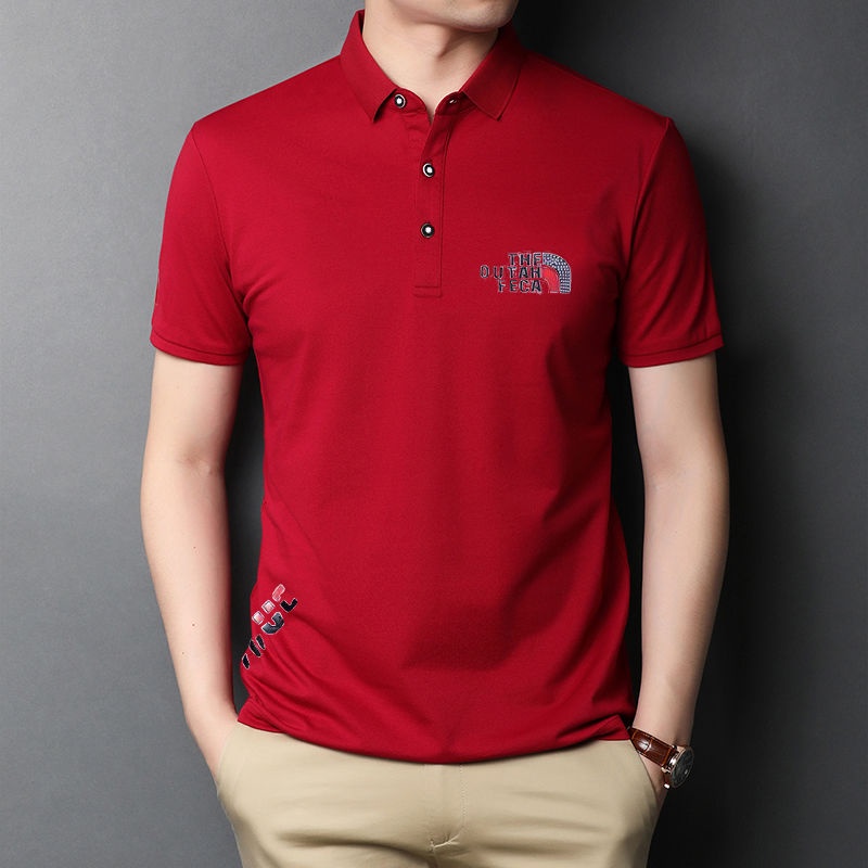 Áo Thun Polo Tay Ngắn Dáng Rộng Thoáng Khí Nhanh Khô Thời Trang Cao Cấp Cho Nam