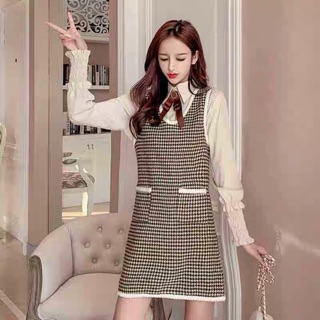 SET VÁY DẠ KÈM ÁO SƠ MI