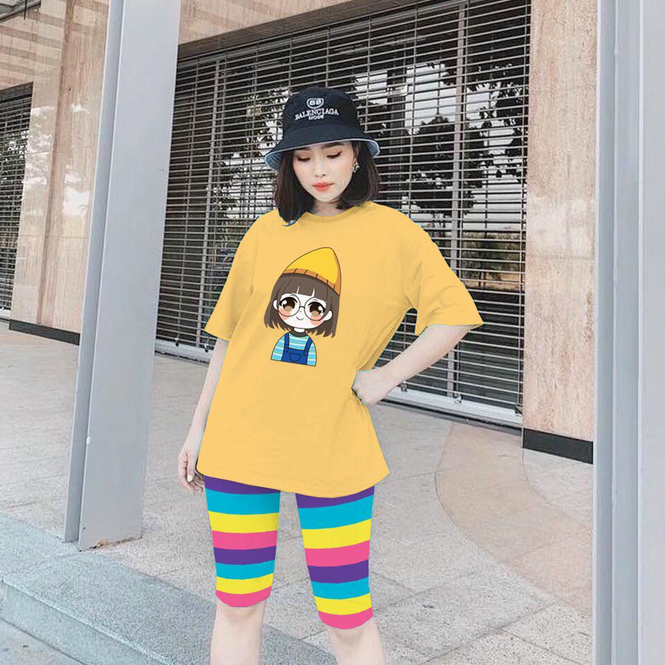 [XẢ KHO GIÁ SỐC] Combo 1 set 3 BỘ THUN NGỐ MẶC NHÀ giá CHỈ 240K