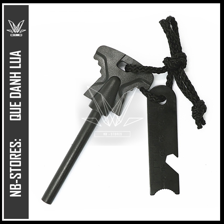 Que Đánh Lửa Sinh Tồn SURVIVE Cỡ To - Dụng cụ sinh tồn que đánh lửa