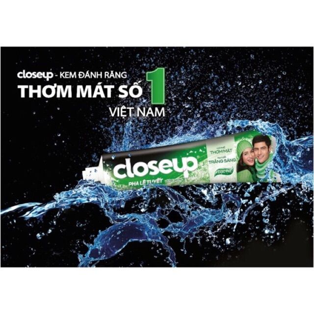 KEM ĐÁNH RĂNG CLOSE UP PHA LÊ TUYẾT HƯƠNG BẠC HÀ 230G.