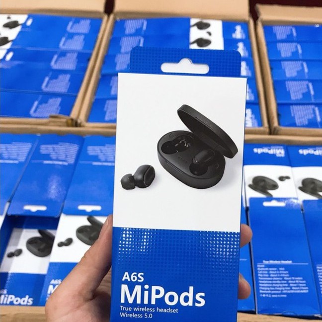 Tai Nghe Bluetooth MiPods A6S  Nghe Cực Chất - Bảo Hành 12 Tháng
