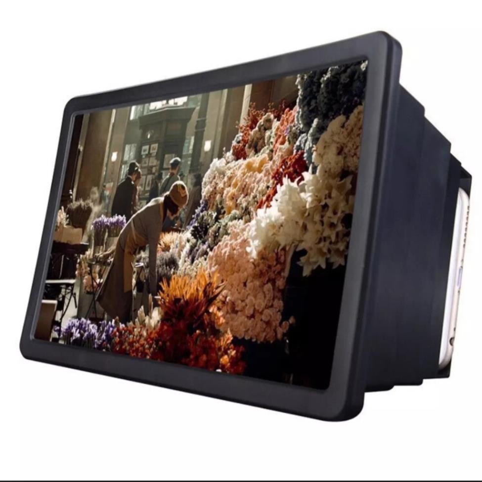 Hộp kính 3D phóng to màn hình điện thoại Smartphone F2 ( trắng, đen) YALL IN ONE