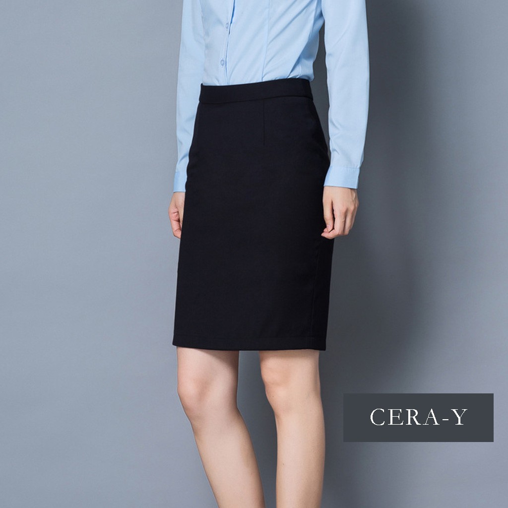 [Mã WASTUP giảm 10% tối đa 30K đơn 99K] Chân váy công sở váy bút chì màu đen CR53V03 | BigBuy360 - bigbuy360.vn