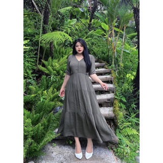 Đầm maxi cổ tim thanh lịch dokesi - bebe dress