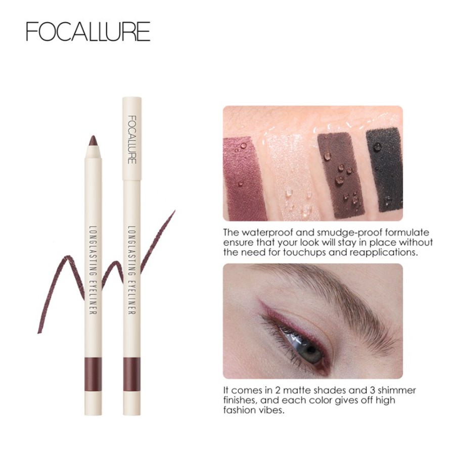 Chì kẻ mắt lâu trôi chống nước FOCALLURE 0.45g | BigBuy360 - bigbuy360.vn