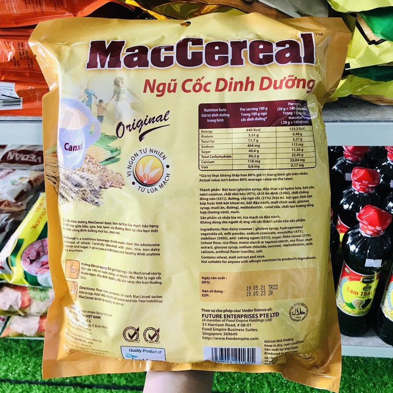 Ngũ Cốc Dinh Dưỡng MacCereal 560g ( 20 Gói )