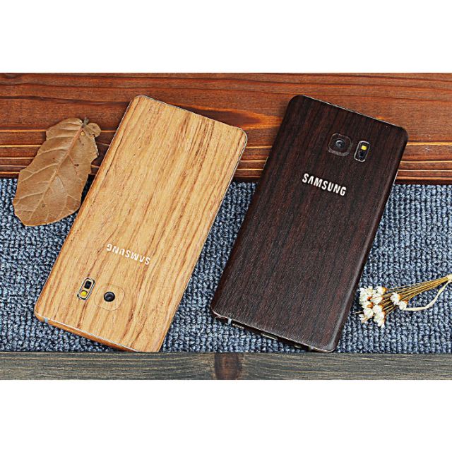 Note FE - Skin full body vân gỗ cho Samsung Note Fan edition