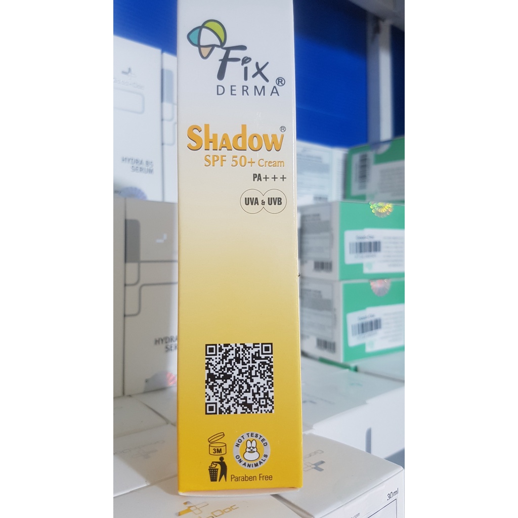 CHÍNH HÃNG] KEM CHỐNG NẮNG FIXDERMA SHADOW SPF 50+ CREAM, Gel SPF 30+ (75gram)