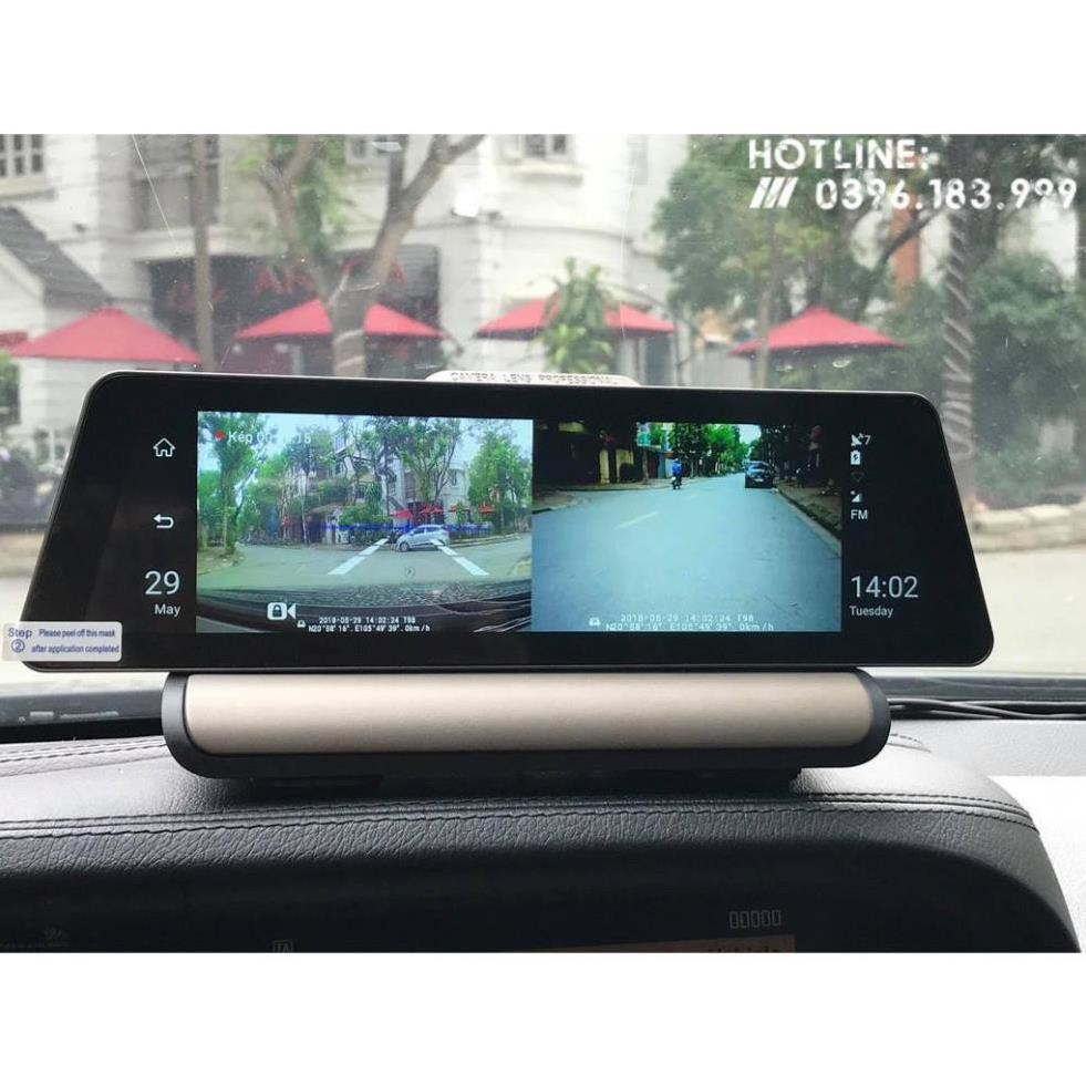 [Giảm giá]  [RẺ SỐ 1 SHOPEE] Camera hành trình taplo thông minh 10 inch 4G/Wifi/ADAS Vietmap full