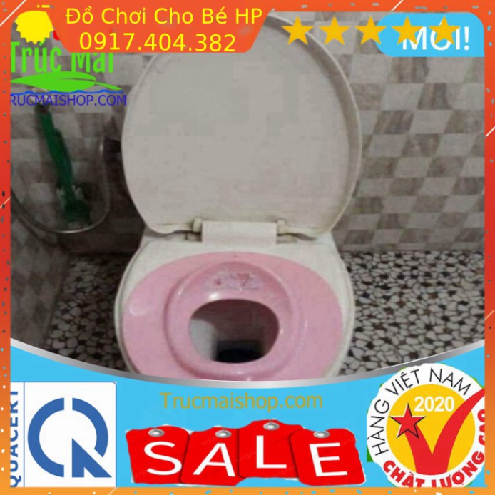 [SIÊU SALE] Kệ ngồi toilet cho bé - Miếng lót thu nhỏ bồn cầu nhựa Việt Nhật ✅  Đồ Chơi Trẻ Em HP