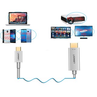 Cáp chuyển đổi Usb Type C to Hdmi 2m Ugreen 30841