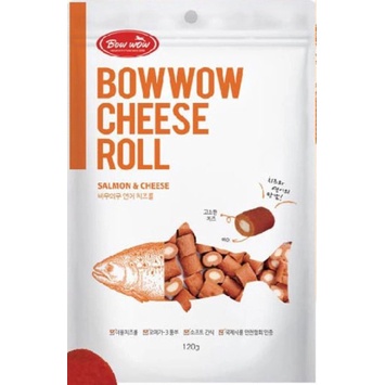 COMBO SNACK PHÔ MAI CUỘN BOWWOW CHEESE ROLL (120g) (Full Vị)