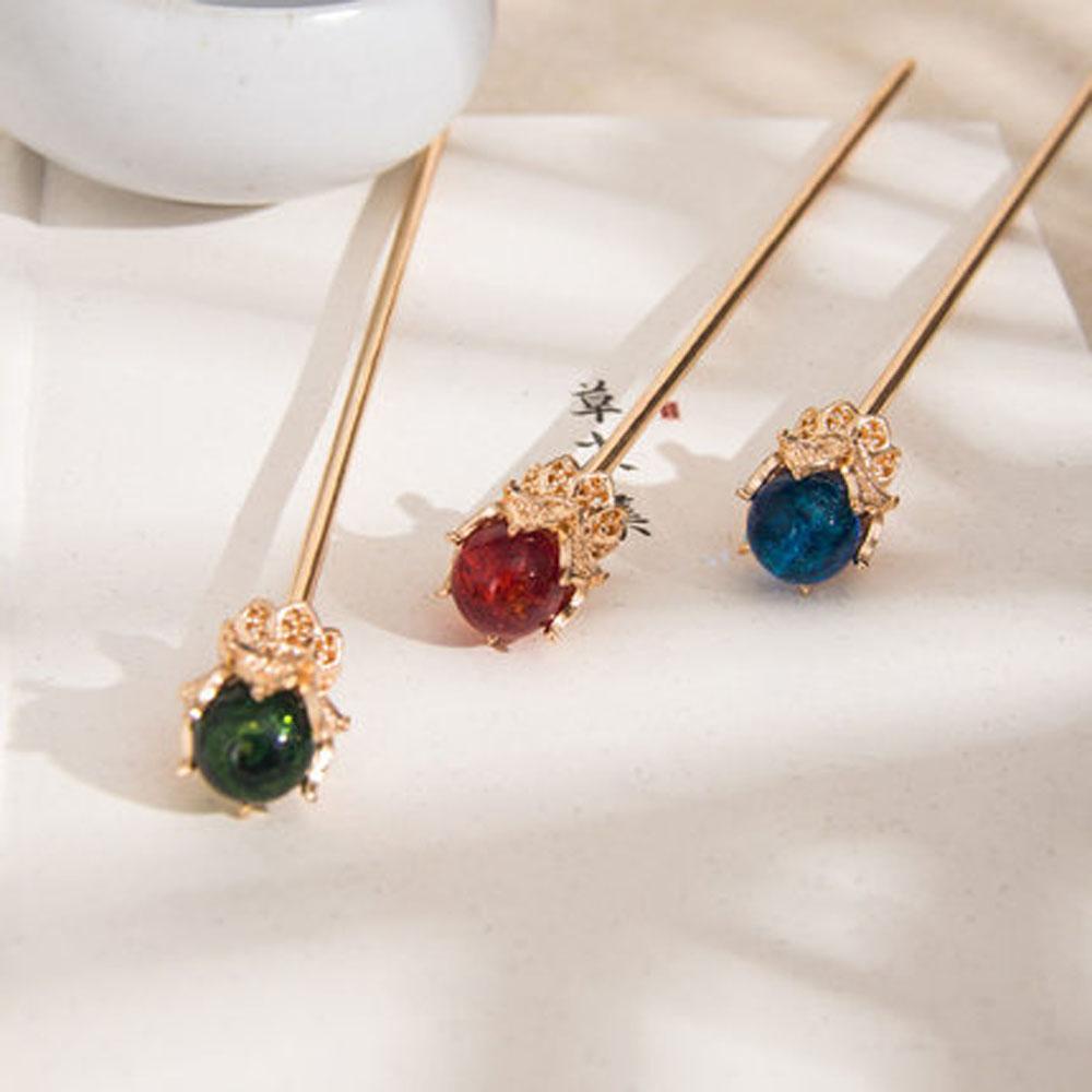 Set 2 Kẹp Tóc Kim Loại Thanh Lịch Cho Nữ