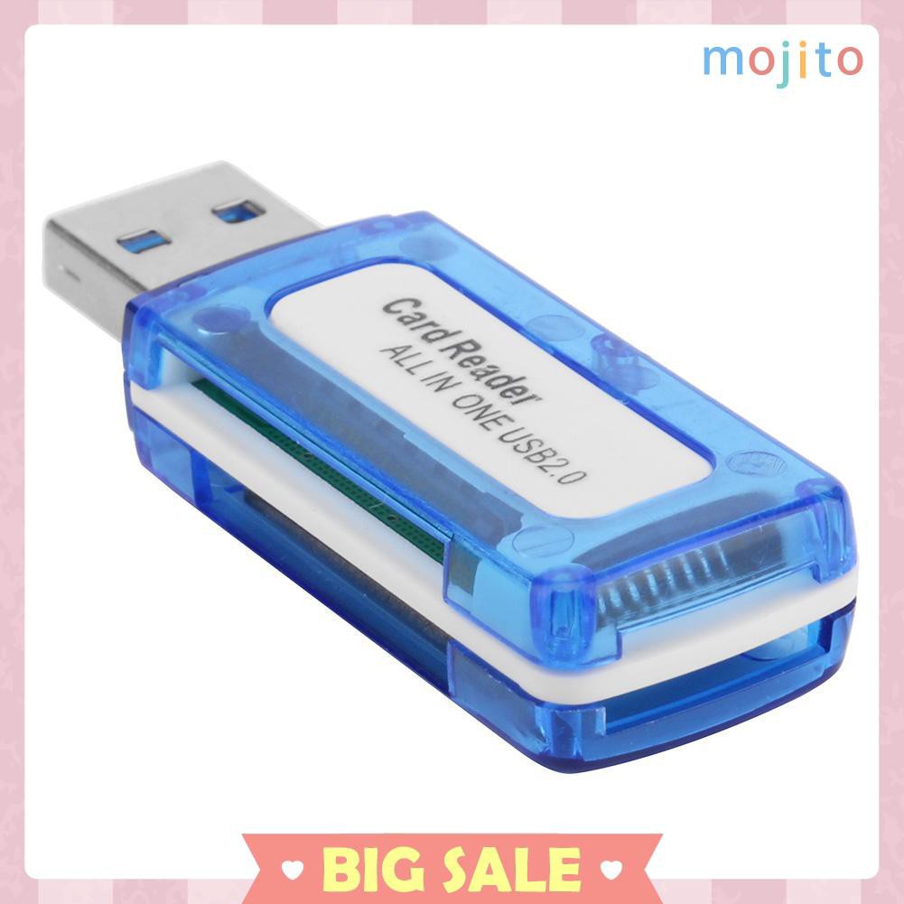 Đầu Đọc Thẻ Nhớ Usb 2.0 4 Trong 1 Cho Micro Sd Tf M2