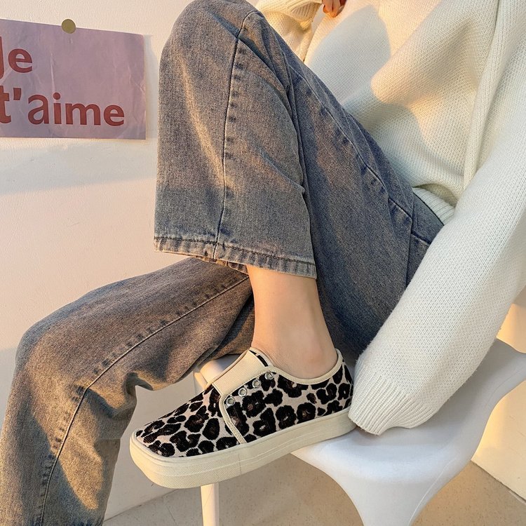 Giày Nữ Cột Dây Họa Tiết Da Báo Thời Trang | BigBuy360 - bigbuy360.vn