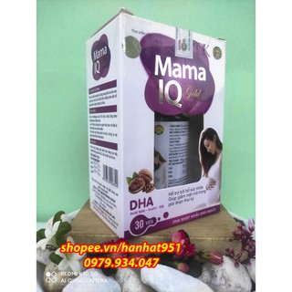 MAMA IQ GOLD bổ sung DHA cho mẹ khoẻ bé thông minh - Chai 30 Viên