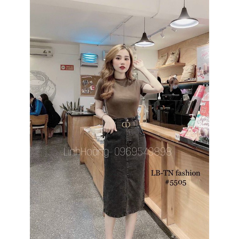 Chân váy Jean dáng dài siêu hot TV5505 | BigBuy360 - bigbuy360.vn