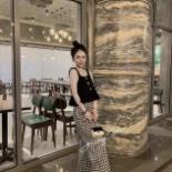 [ 𝐅𝐑𝐄𝐄 𝐒𝐇𝐈𝐏 ]  SÉT ÁO 2 DÂY BABYDOLL BÈO CÚC NGỌC QUẦN KẺ CARO