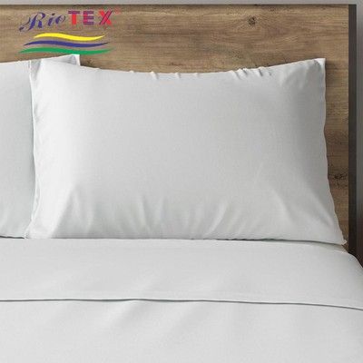 T300 Vỏ gối RIOTEX trắng trơn cotton 40x60, 50x70cm