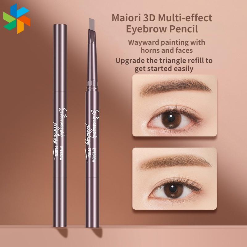 [Hàng mới về] Bút kẻ lông mày thiết kế hai đầu xoay tự động 3D không thấm nước mã JP6