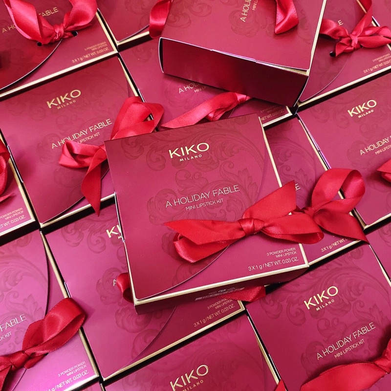 Set 3 son lì Kiko mini mềm mịn