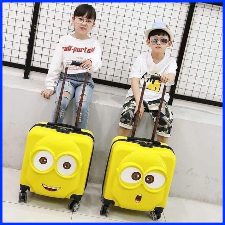 Vali  MINION em bé kéo cho trẻ em bé trai  NEW