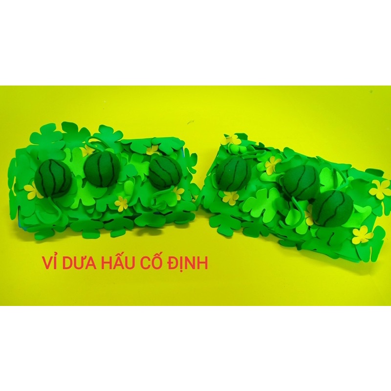 Vỉ rau củ nỉ - Đồ chơi mầm non