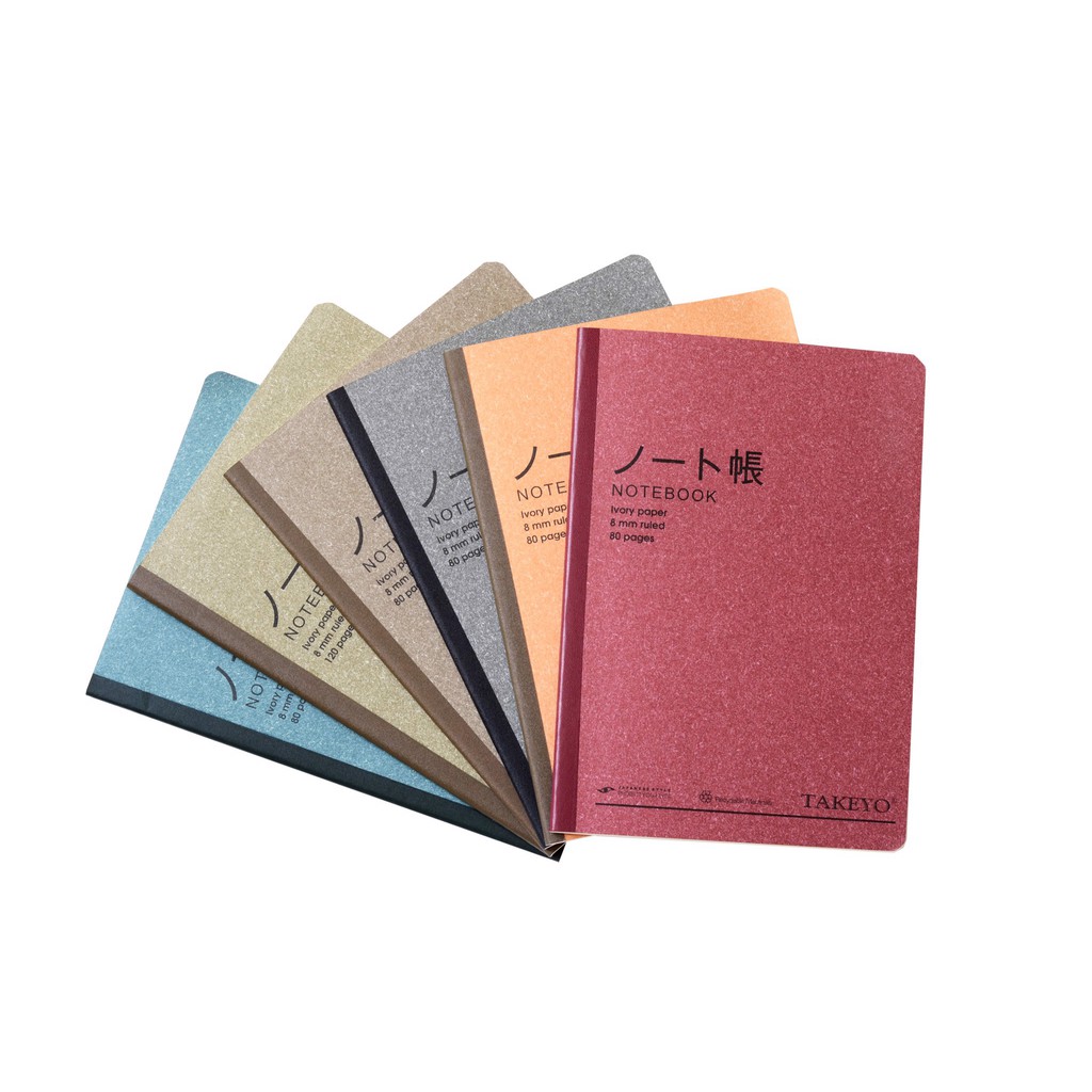 [120 trang] Takeyo notebook khổ B5 phong cách tối giản Nhật Bản