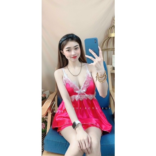 Đồ Ngủ Sexy- Bộ Ngủ 2 Dây Không Mút Form 30-55kg