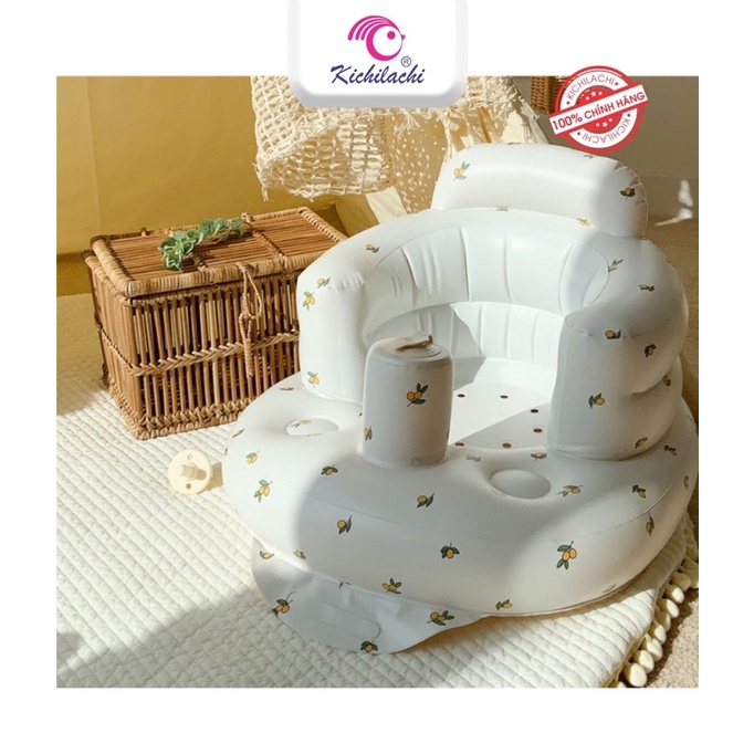 Ghế hơi, ghế phao tập ngồi cho bé KICHI bơm hơi tự động