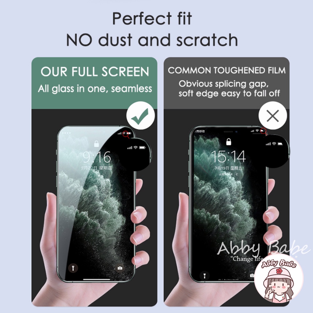 Kính Cường Lực Trong Suốt Nhiều Lớp Bảo Vệ Toàn Diện Thời Trang Cho IP 11 7Plus 13 12 11 Pro Max X XS 12 13 XR
