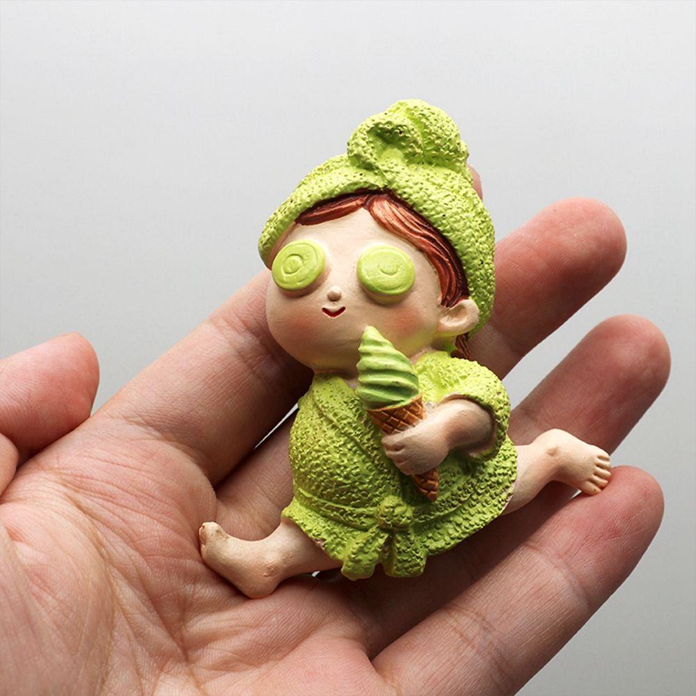 1 Nam Châm Dán Tủ Lạnh Hình Cô Gái Mặc Đồ Ngủ 3D Sáng Tạo