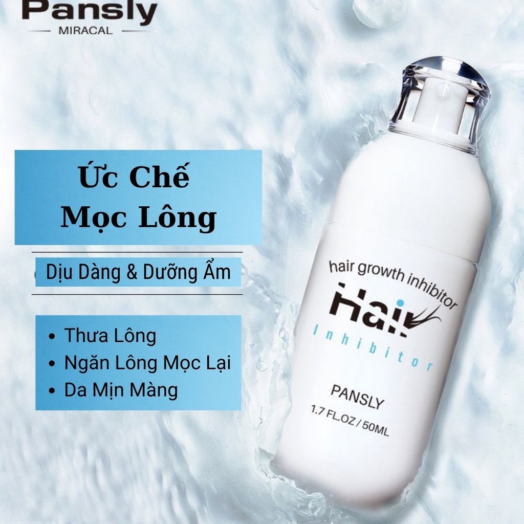 Kem Ức Chế Mọc Lông, Kem Ngăn Mọc Lông Và Dưỡng Ẩm Da Pansly Hàn Quốc 50ml