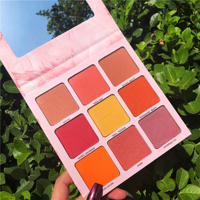 [Hàng mới về] Bảng Phấn Mắt Sáng Và Phấn Bronzer 9 Màu Lì Và Màu Nhũ Kim Tuyến Kết Hợp Trang Điểm Tự Nhiên | BigBuy360 - bigbuy360.vn