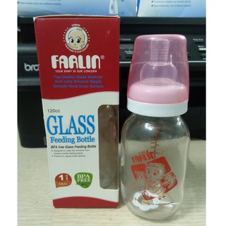 Bình sữa Farlin thủy tinh 120ml