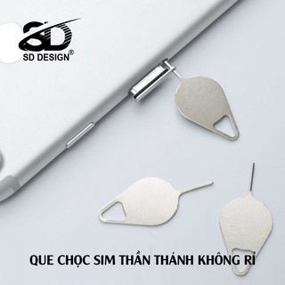 Que chọc sim thần thánh chất liệu inox không rỉ, nhỏ gọn dễ dàng mang theo