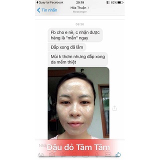 BỘT ĐẬU ĐỎ DƯỠNG DA MẶT TÂM TÂM (TÚI 300GR)