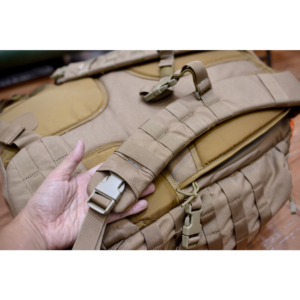 Balo chiến thuật Tactical 5.11 Rush 72 màu vàng FDE- Hình thực tế